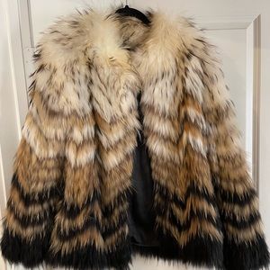 Theory Real fur coat